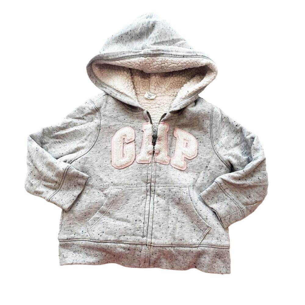 Gap Sherpa Lined Hoodie sz 2T Fleece Lined Gap Hoodie 2T